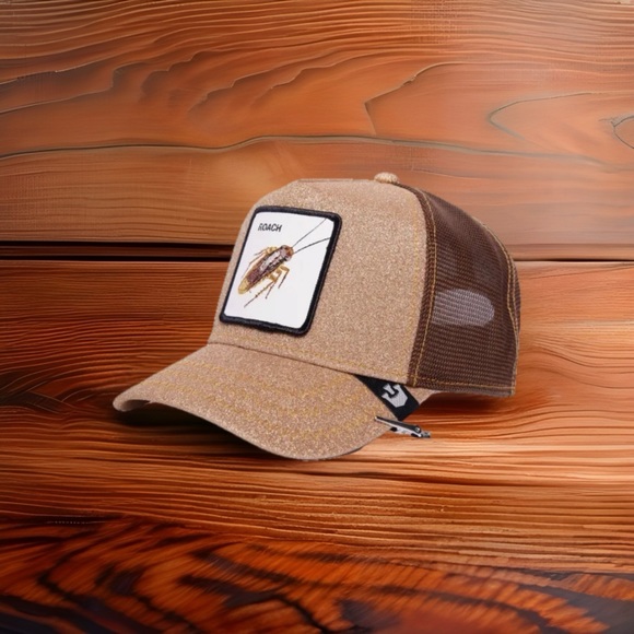 Goorin Bros - Limited Edition Mesh Trucker Hat - Clypse Roach Clip - Brown NWT - Picture 3 of 5